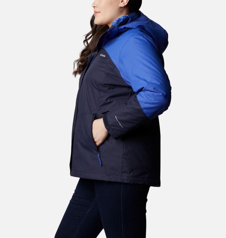 Women's Columbia Bugaboo II Interchange Fleece Jackets Blue | Plus Size CA-J415A